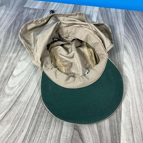River Valley Center Duck Bill Hat Fishing Cobra Men's Adjustable Tan Sun Shield - Picture 4 of 5